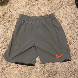 Grey Nike Flex shorts